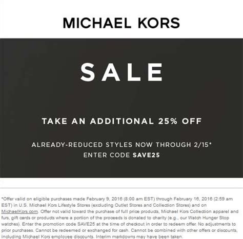 michael kors original code|Michael Kors extra discount code.